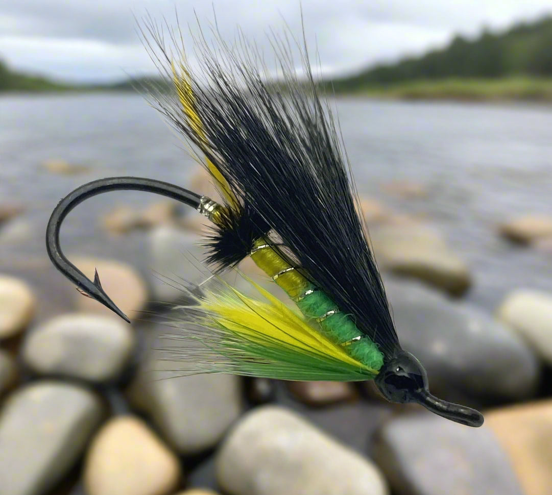 Green Highlander Black Wing – Classic Atlantic Salmon Fly Pattern