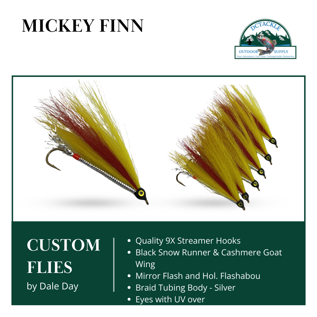 Streamer Fishing Fly, Hairwing, Mickey Finn – Dc Tackle & Outdoor