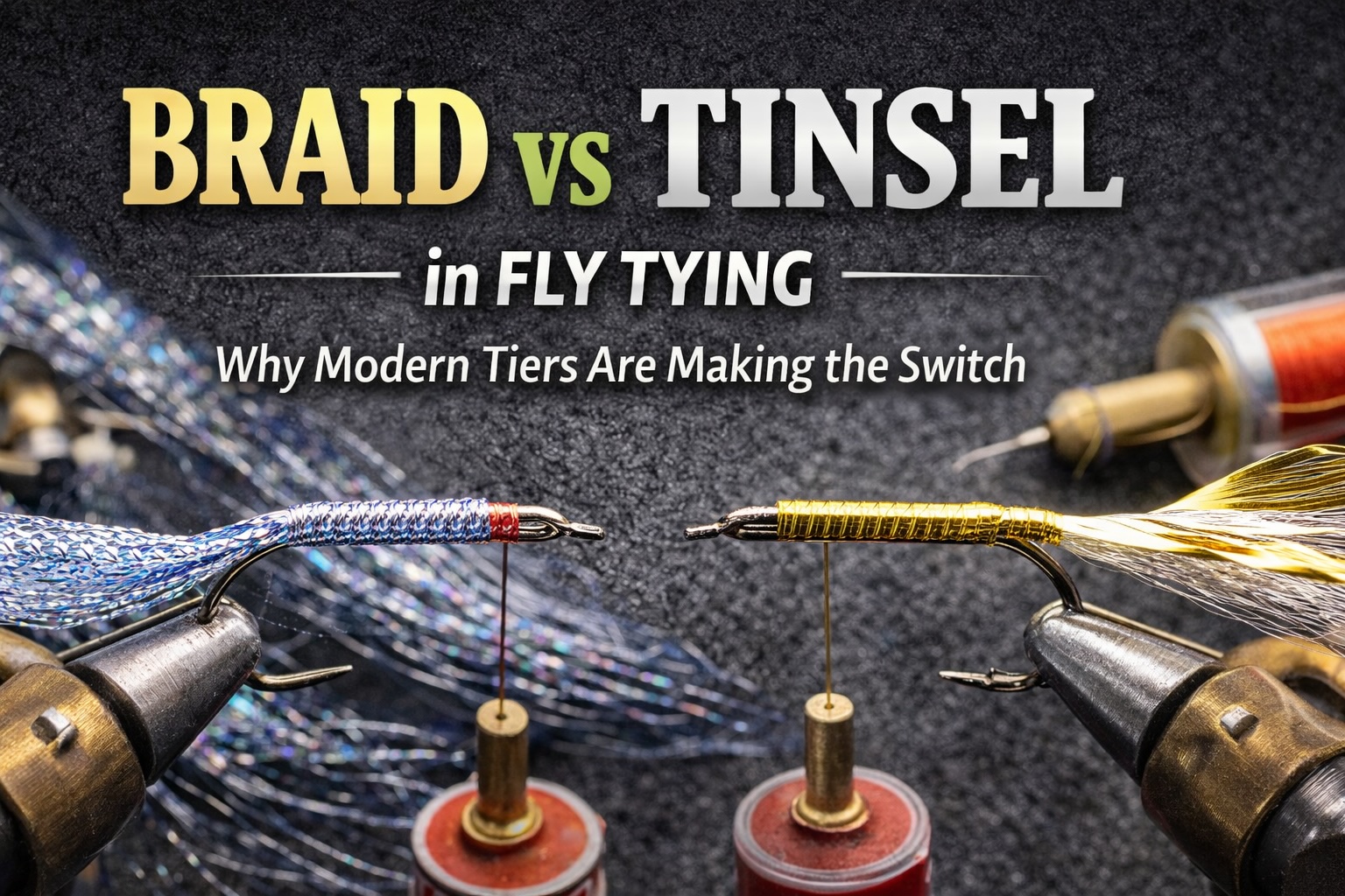 Braid vs. Tinsel in Fly Tying: A Modern Tier’s Guide to Material Control
