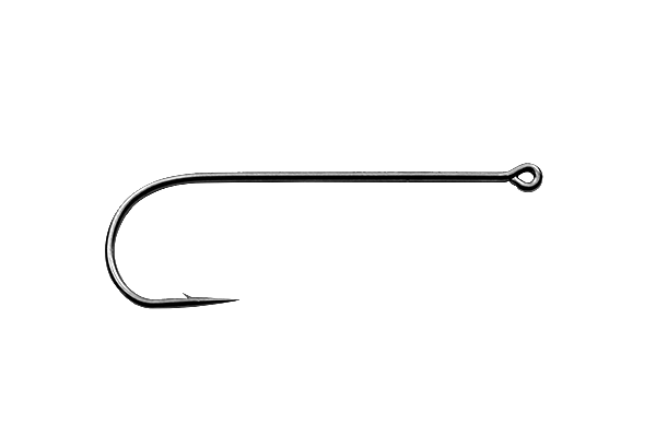 Fishing hook on a white background