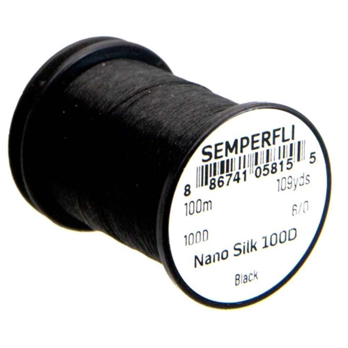 Semperfli Nano Silk 6/0 100D Thread in black