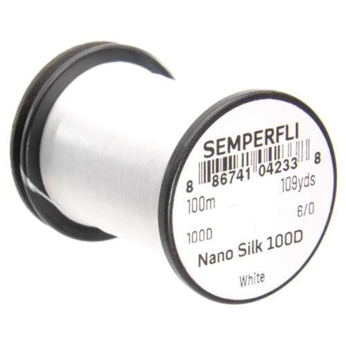 Semperfli Nano Silk 6/0 100D Thread in black