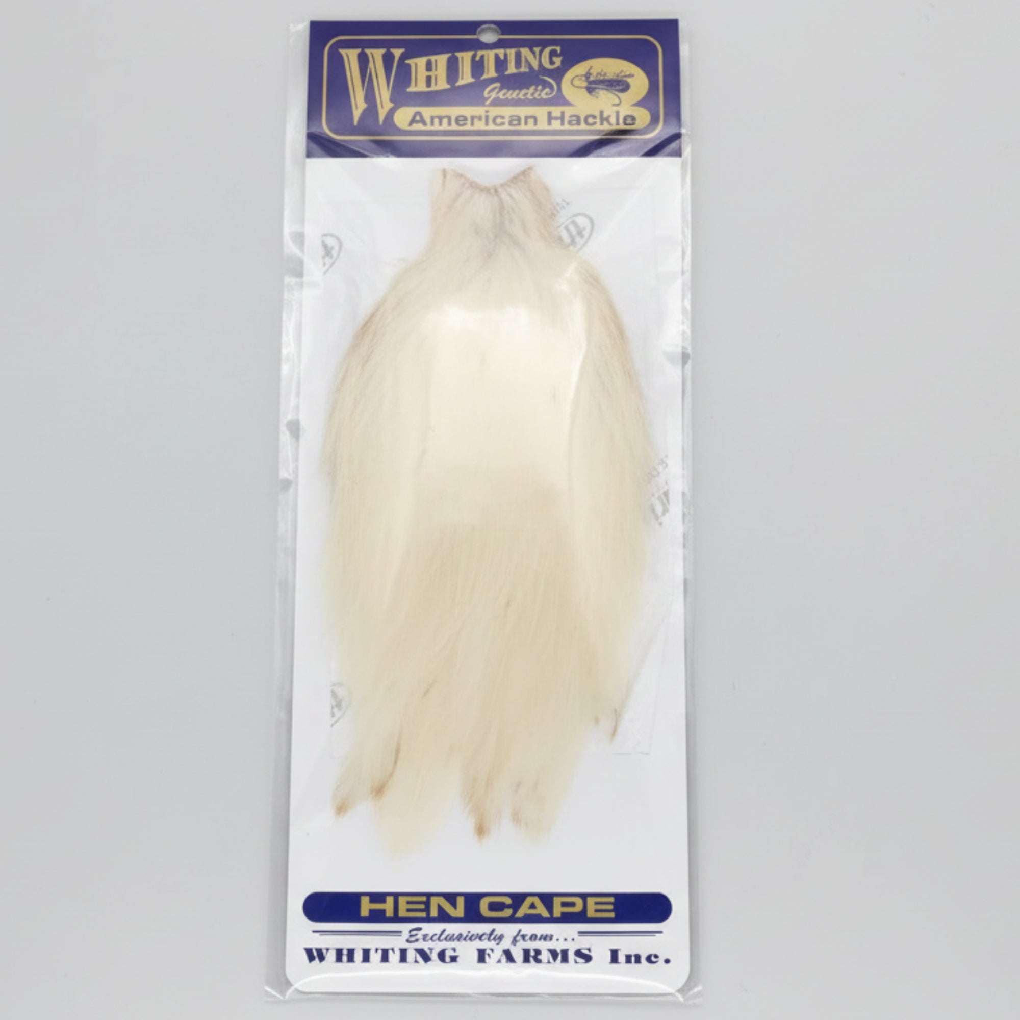 Whiting American hen Cape in white