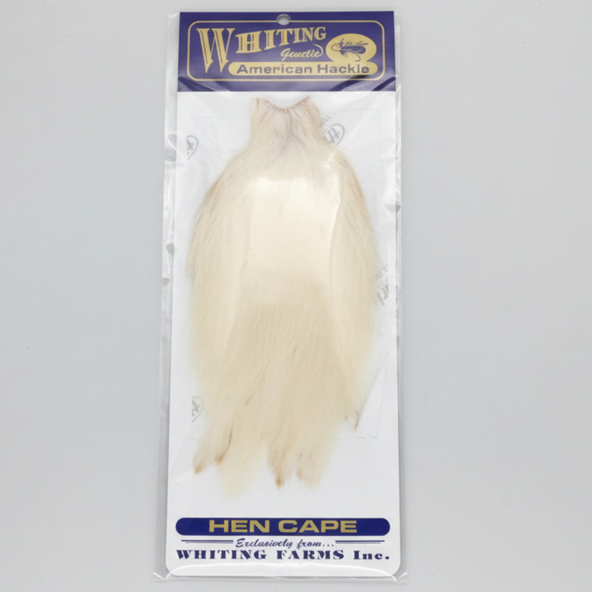 Whiting American hen Cape in white