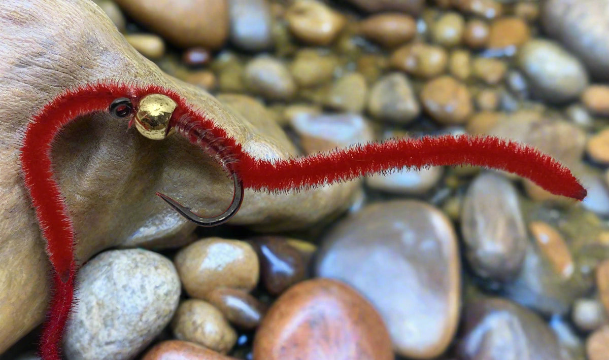 Beadhead San Juan Worm - Red