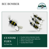 Atlantic Salmon Dry Fly, Deer Hair Bomber, Bee Bomber