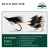 Atlantic Salmon Fly, Hairwing, Black Doctor