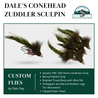 Dale's Conehead Zuddler Sculpin (Olive, Black, Rusty Brown,Tan)