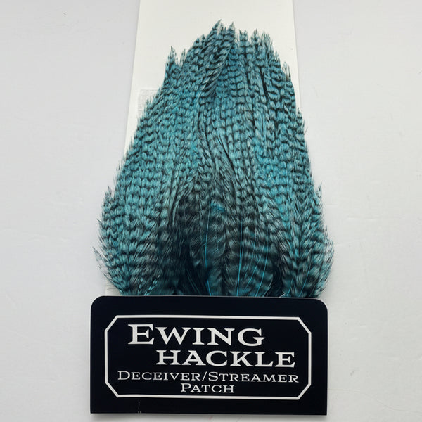 Ewing Deceiver Patches | Long Saddle Feathers for Streamer Flies
