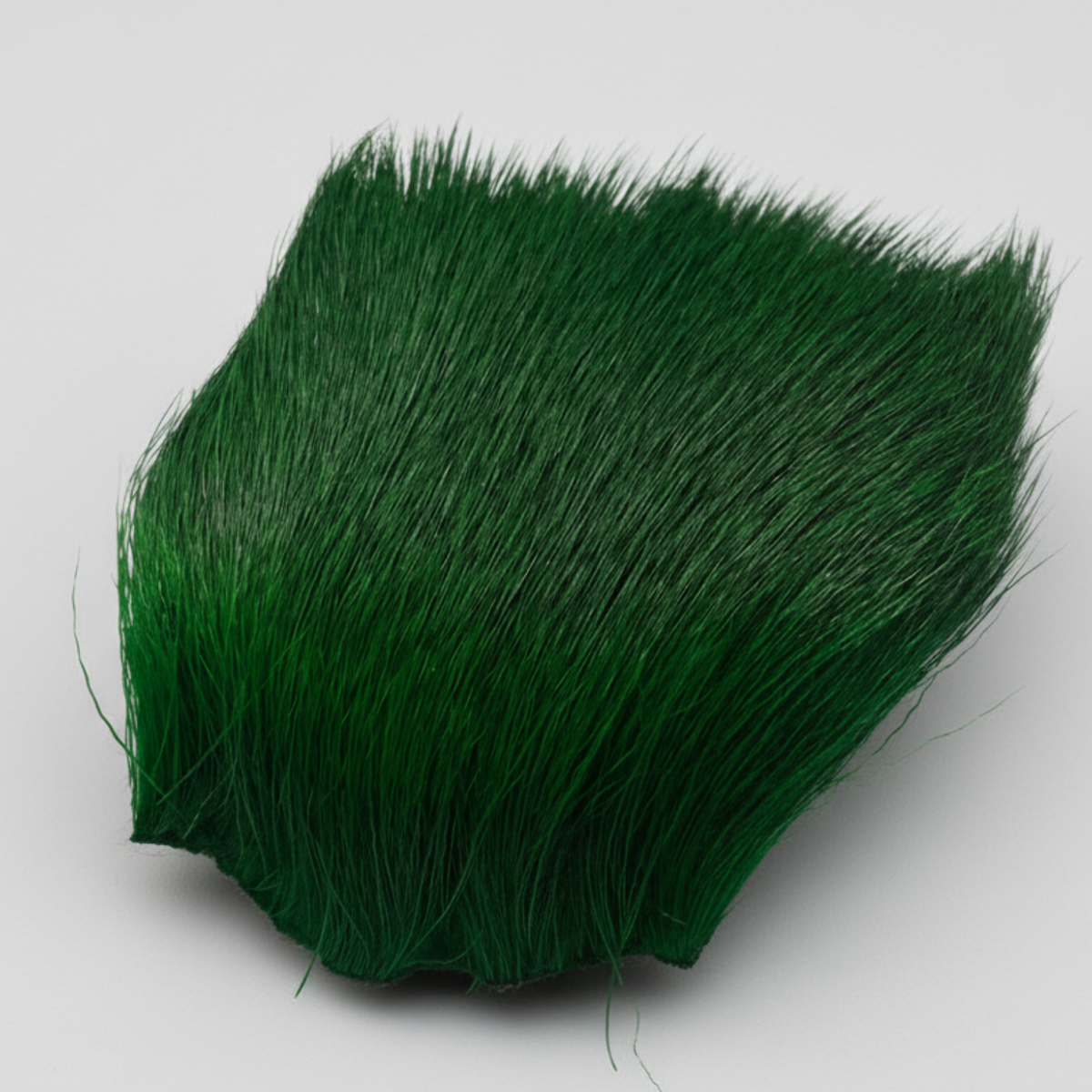 Deer body hair patch in green