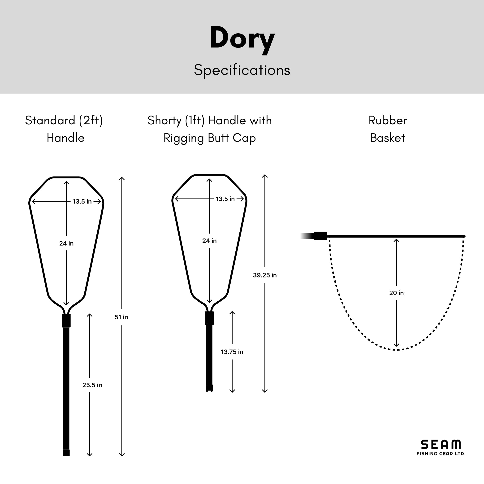 equipment blueprint tuskarr fishing net Upstream Wide Mouth Bamboo Fly Hellbender Nets SEAM Fishing - Dory Net