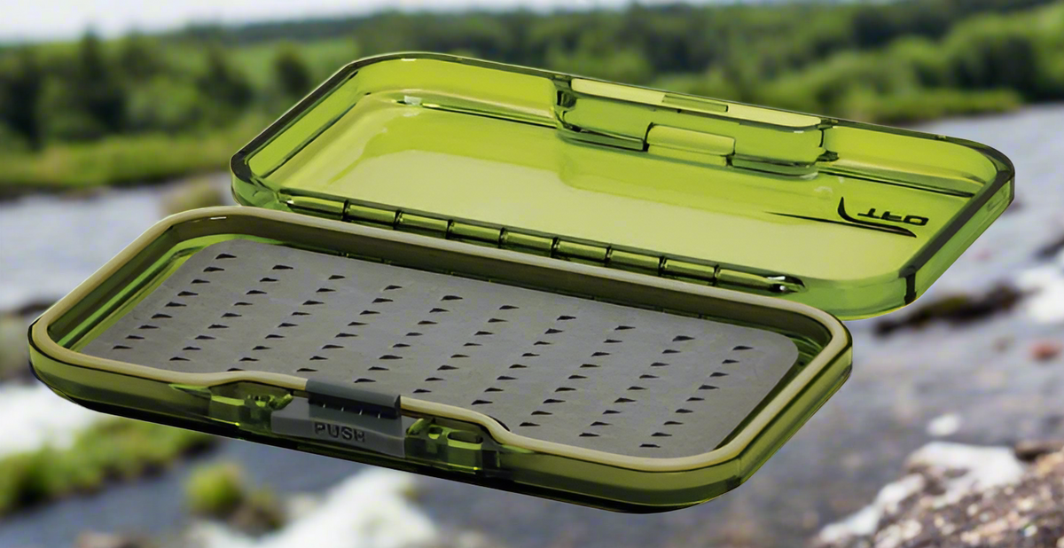Waterproof Olive Fly Box – Single-Sided with Triangle Slit Foam – Dc ...