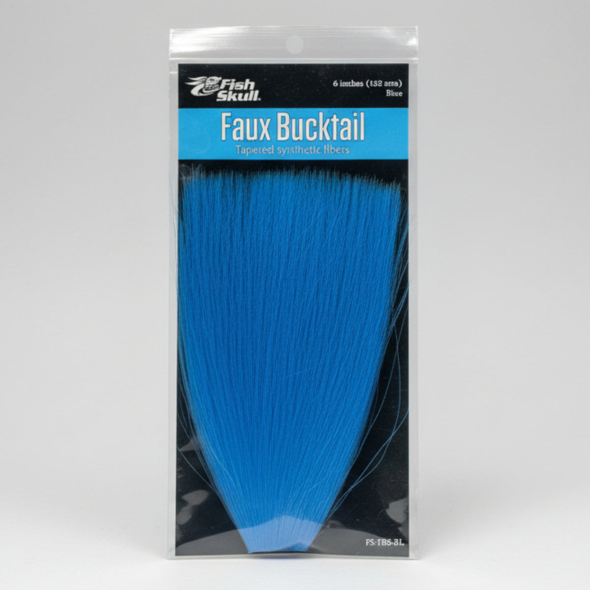 Faux bucktail blue