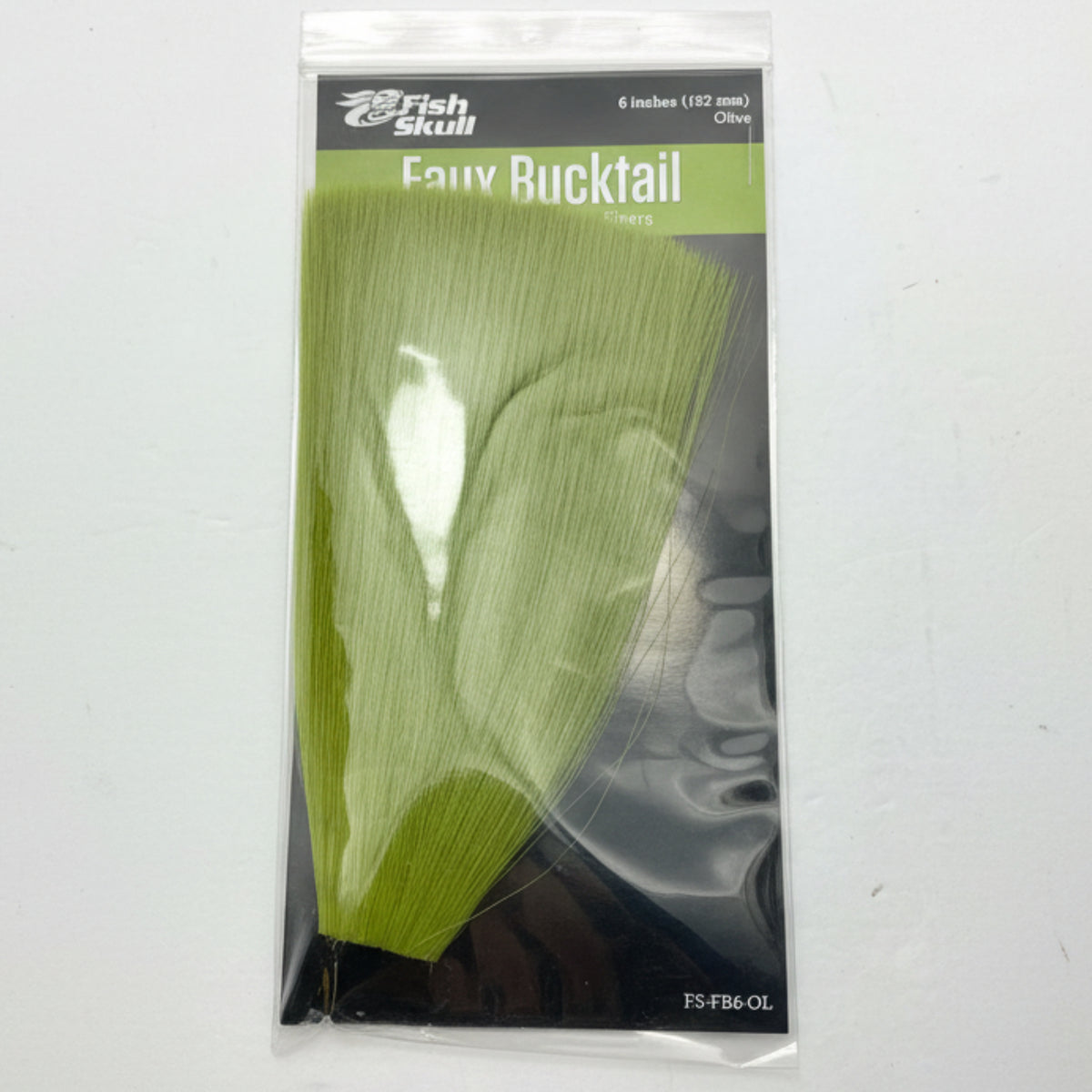Faux bucktail olive