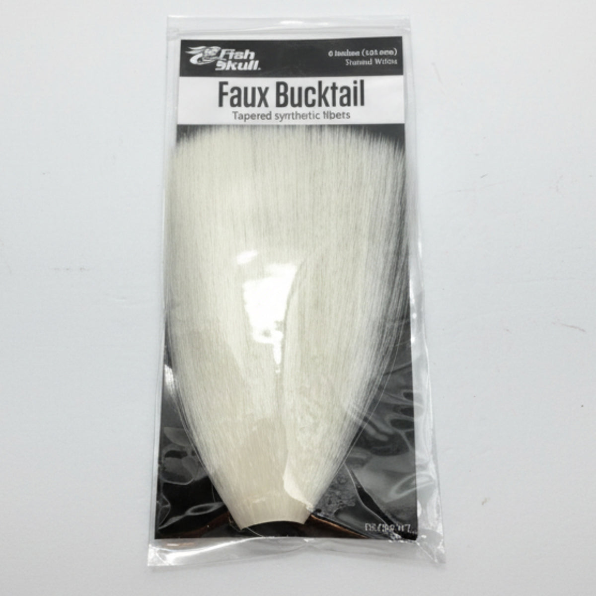 Faux bucktail white