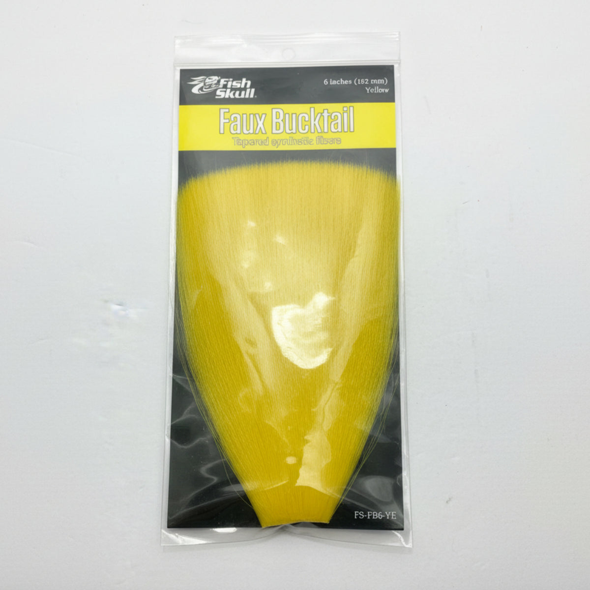 Faux bucktail yellow