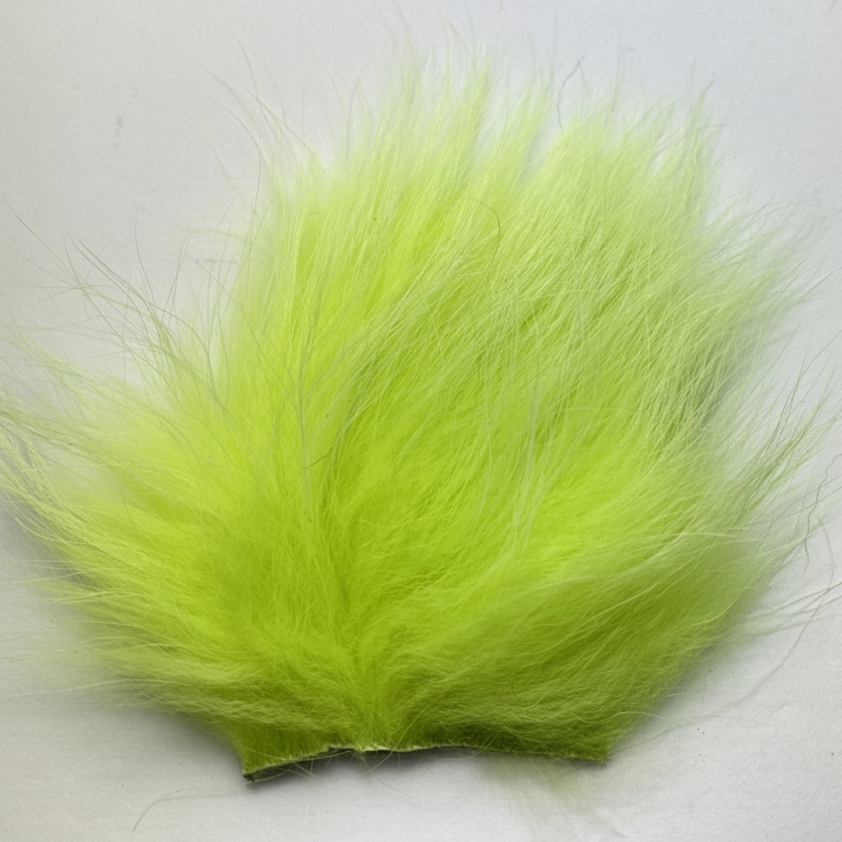 Finn Raccoon Hair in Chartreuse color