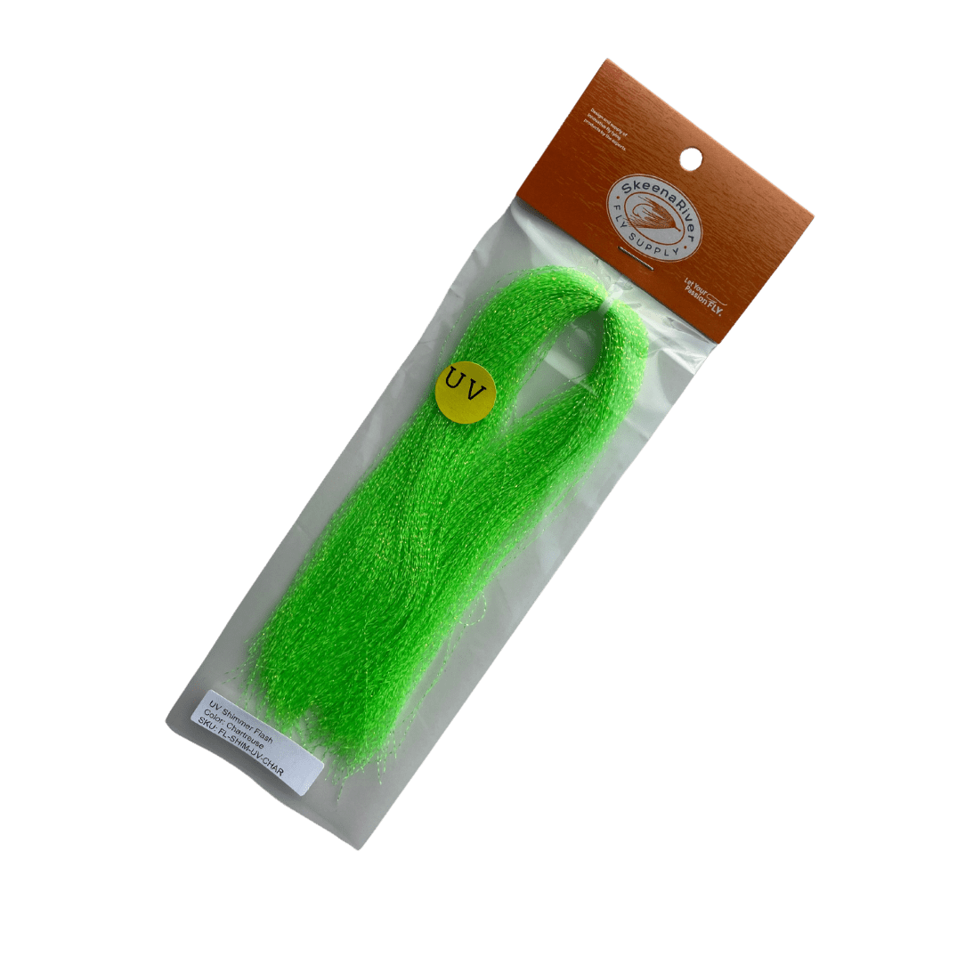 Packaged chartreuse UV Shimmer Flash