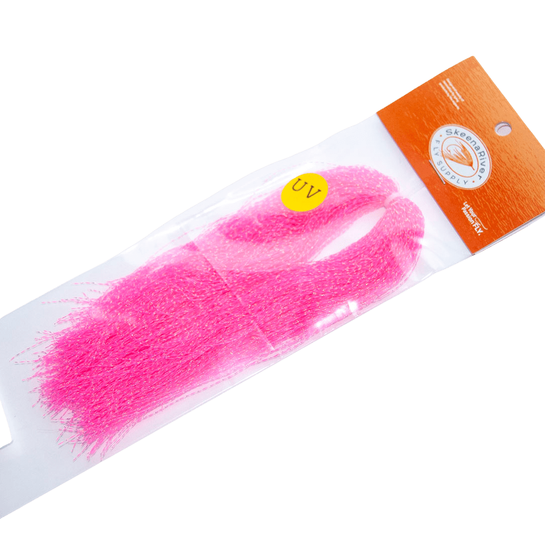 Packaged pink uv shimmer flash