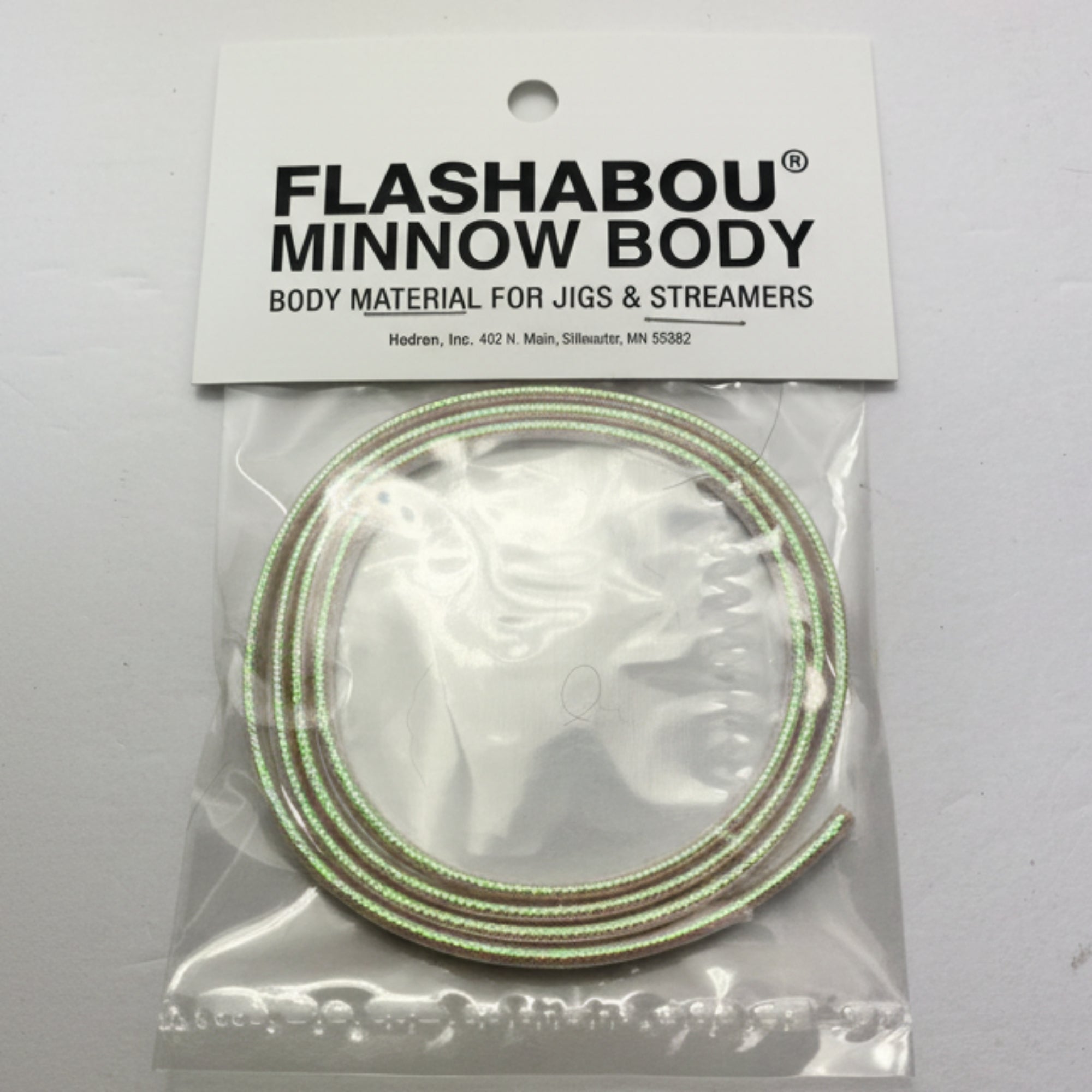 flashabou minnow body - pearl