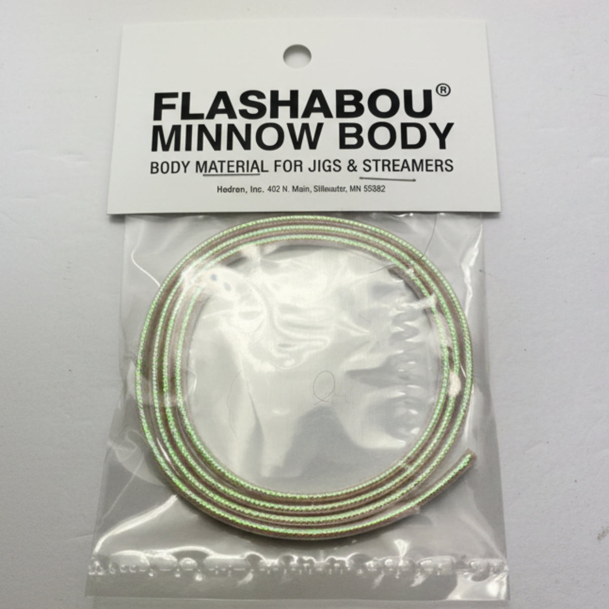 flashabou minnow body - pearl