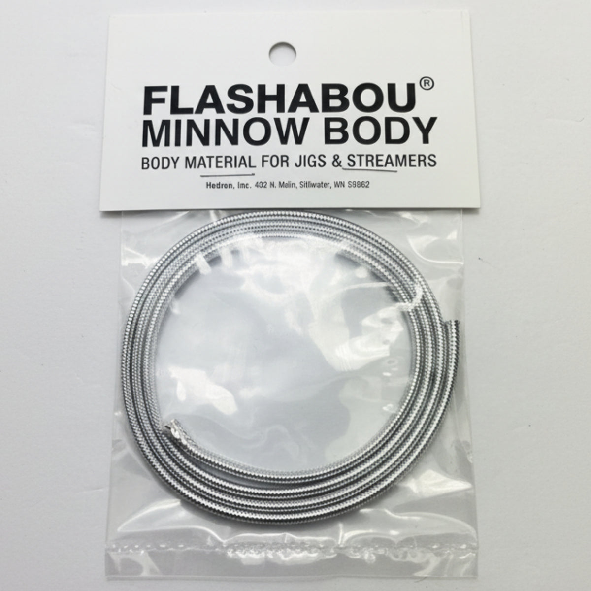 Flashabou Minnow Body Tubing - Silver