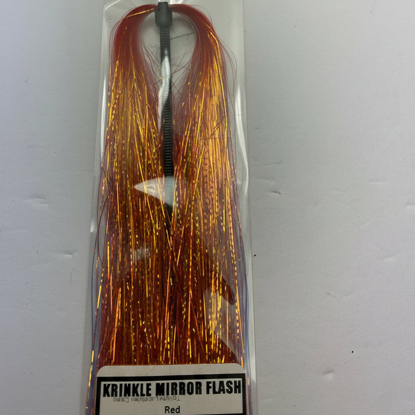 Krinkle mirror flash - red