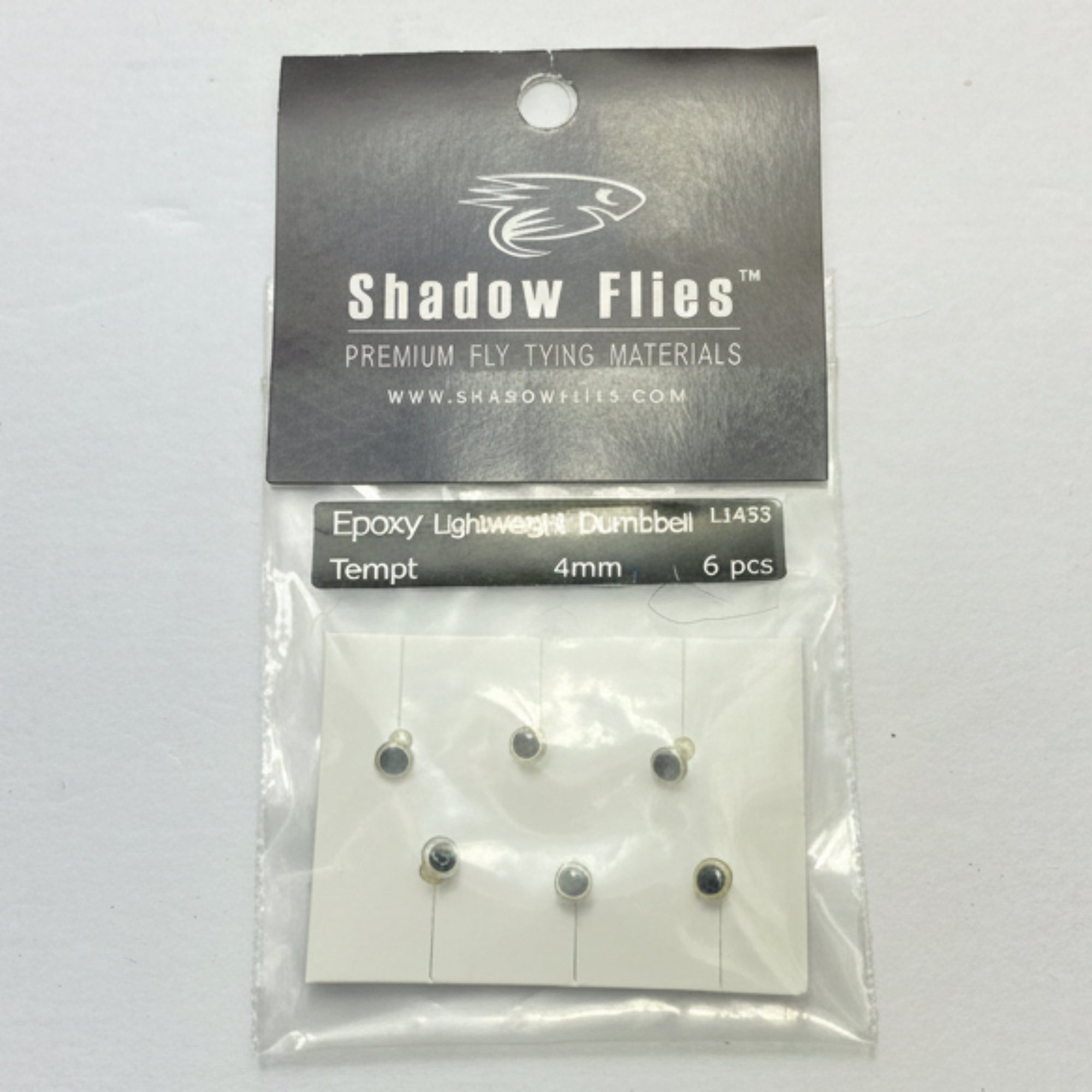 4mm Dumbbell Eyes for fly tying