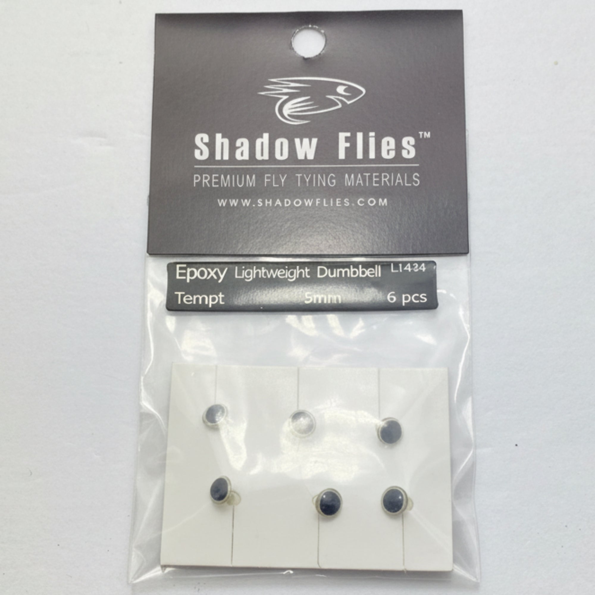 5mm Dumbbell Eyes for fly tying