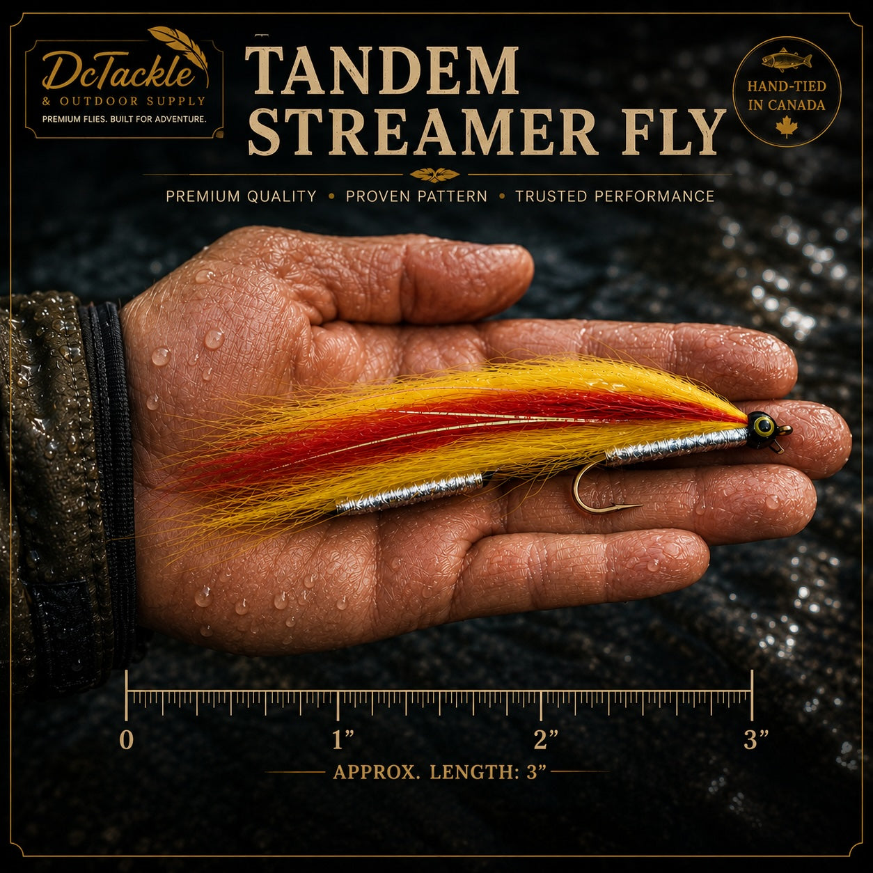 Streamer Fishing Fly, Hairwing, Mickey Finn Tandem – Dc Tackle