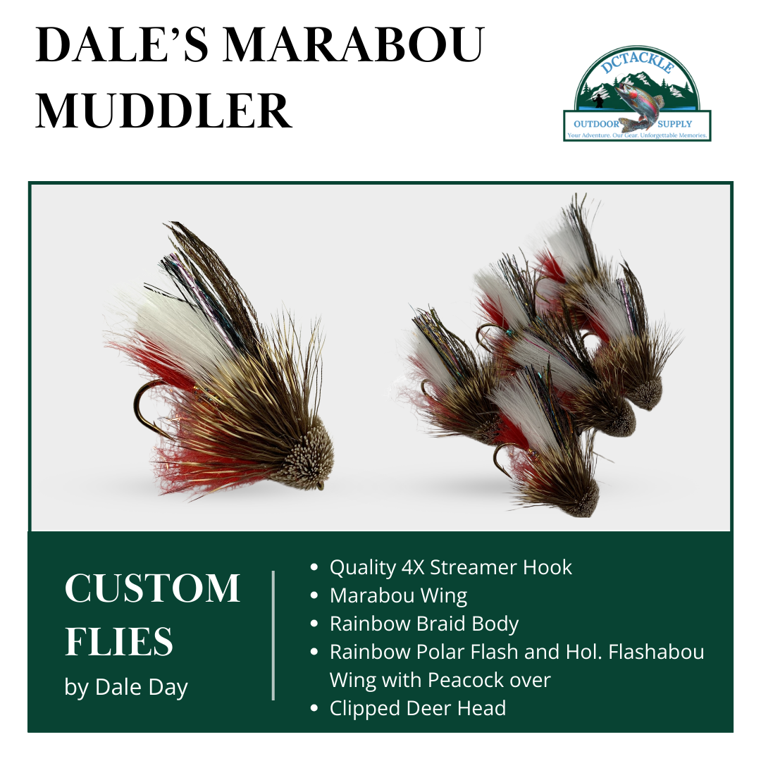 ルアー・フライ Coatac MARABOU MADDLER MADE IN ENGLAND Dales Marabou Muddler (White, Orange, Olive) – Dc Tackle & Outdoor