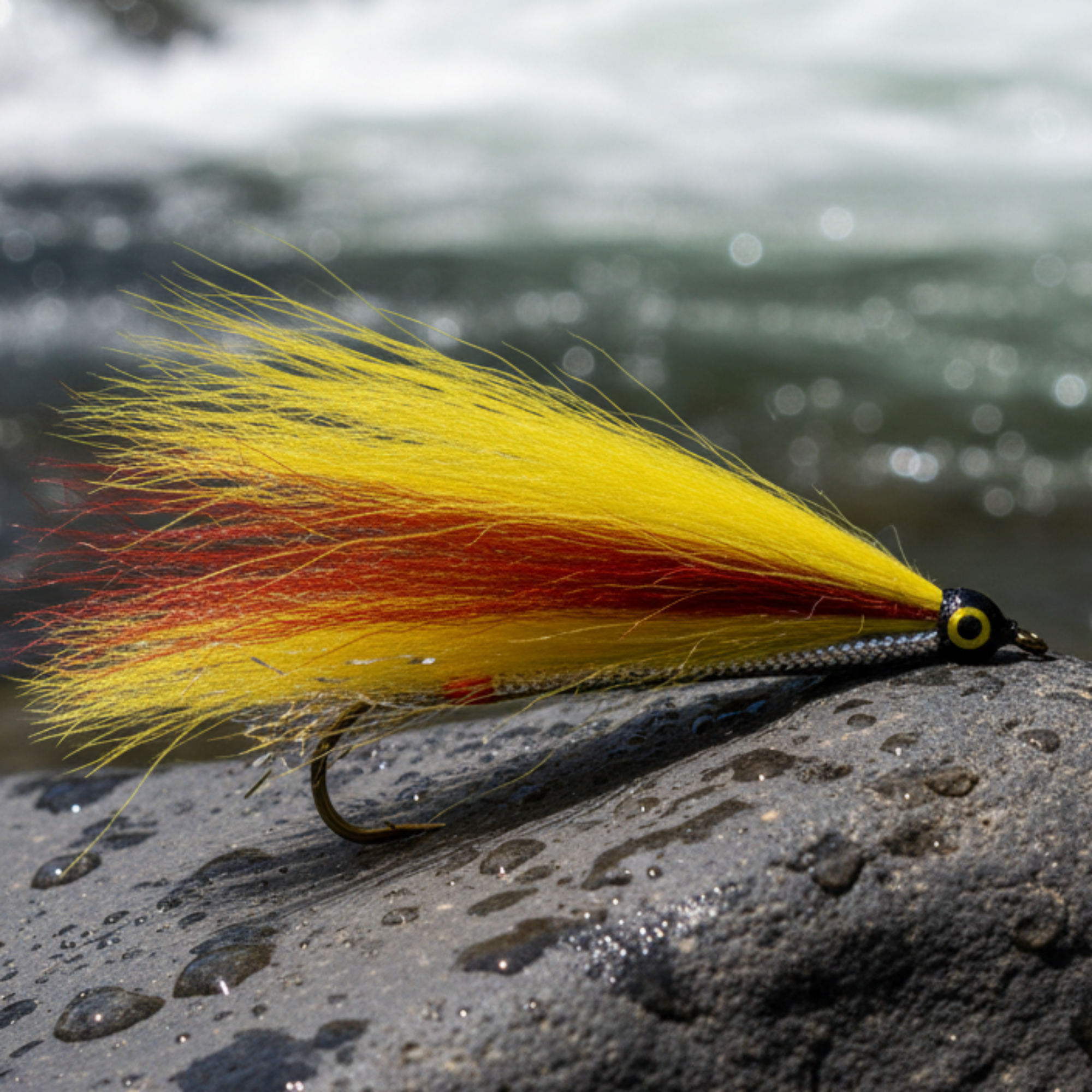 フライコレクションFISHING-FLIESCRAFTEDIN TRANSKEI Streamer Fishing Fly, Hairwing, Mickey Finn – Dc Tackle & Outdoor