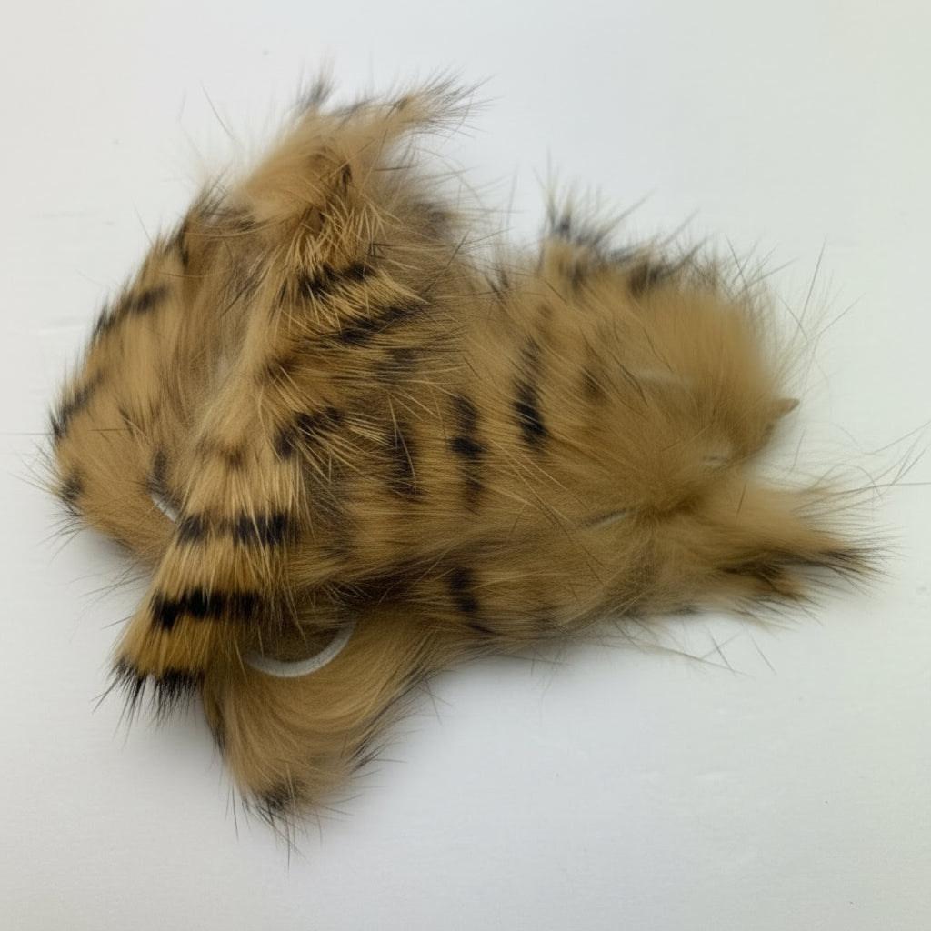 Black Barred Rabbit Strips in color tan