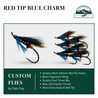 Blue Charm - Mouche à saumon atlantique à pointe rouge