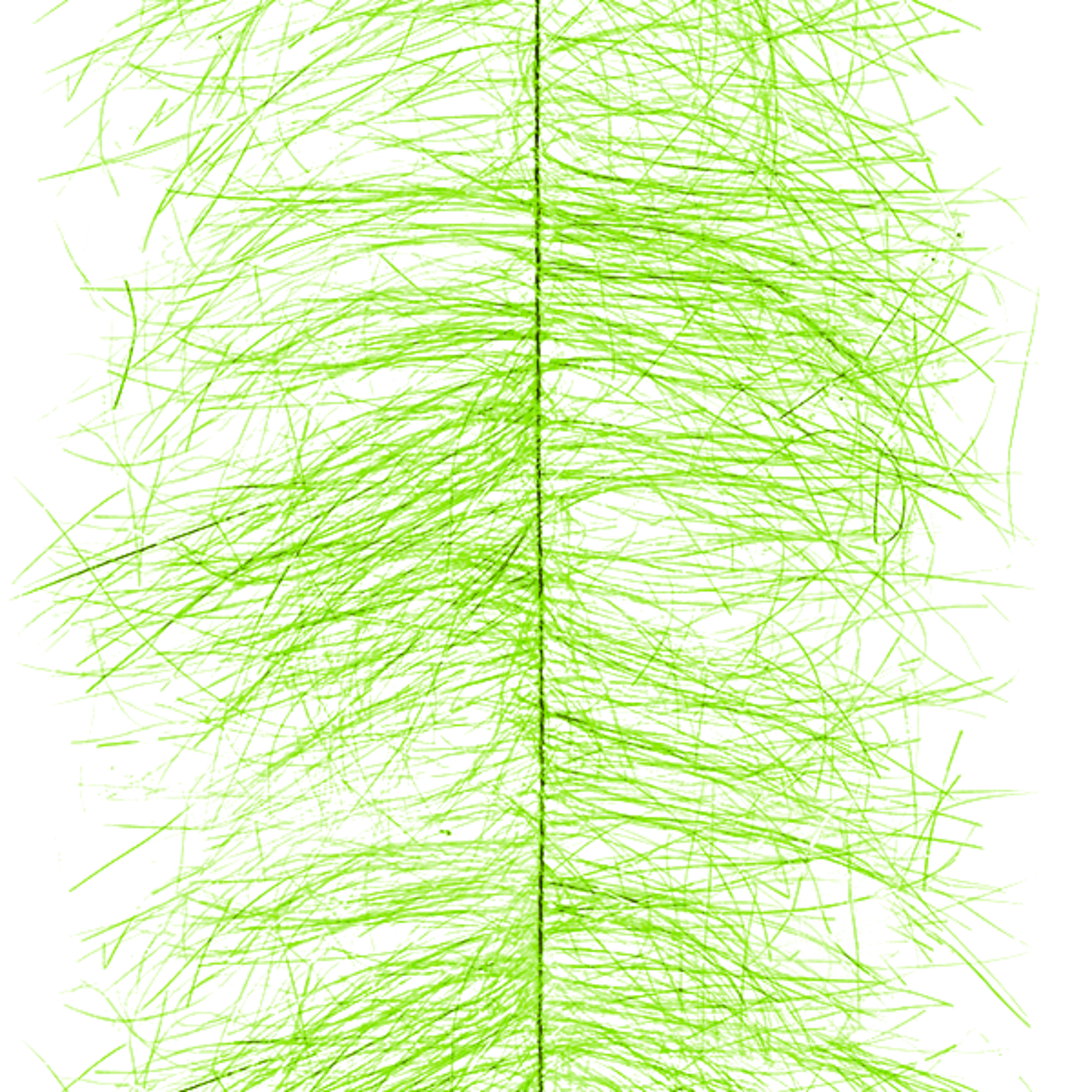 Sparkle brush in chartreuse