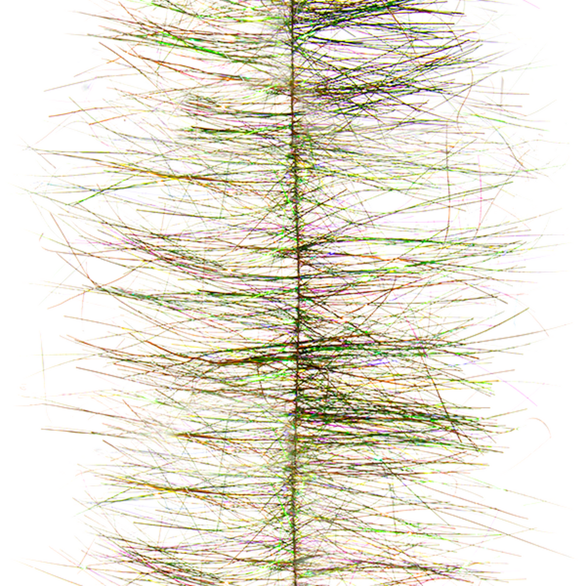 Sparkle Minnow Brush - Peacock