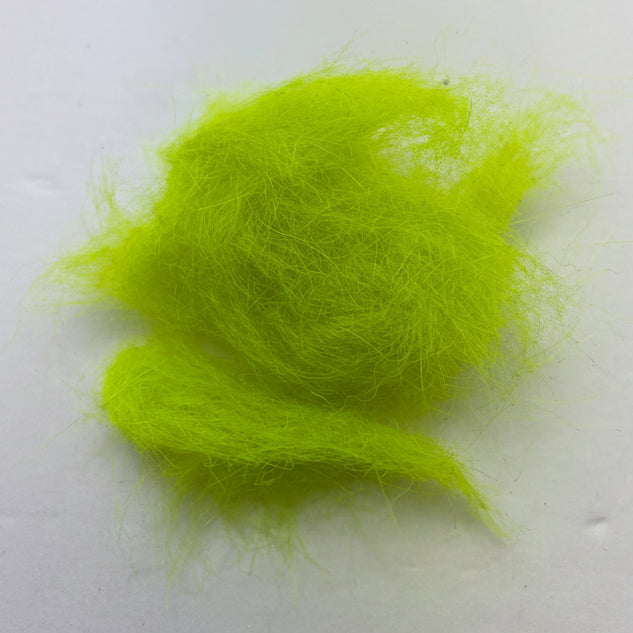 Seals Fur - Chartreuse on a white background