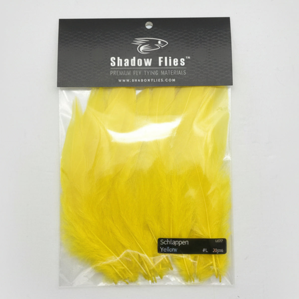 Schalppen yellow on a white background