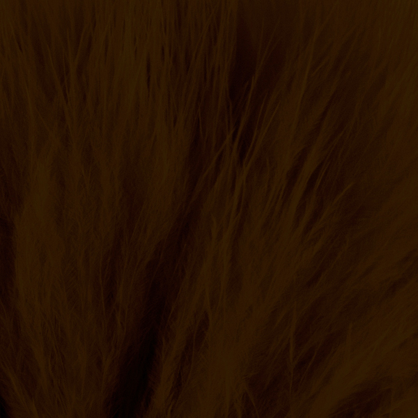 strung marabou in brown