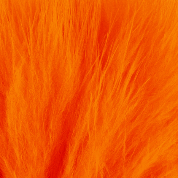 Strung marabou in color orange