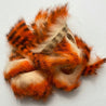 tiber barred magnum abbit strips. hot orange black over white
