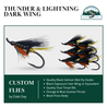 Thunder & Lightning - Dark Wing Atlantic Salmon Hairwing Fly