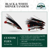 Black and White Shiner Tandem