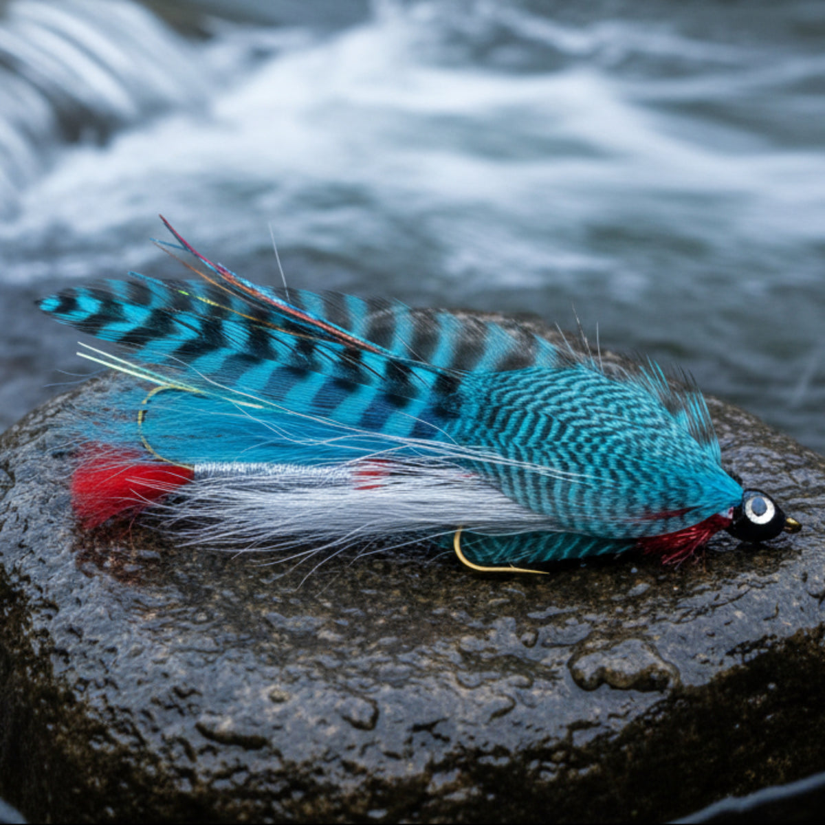 Tandem Streamer - teal and Blue