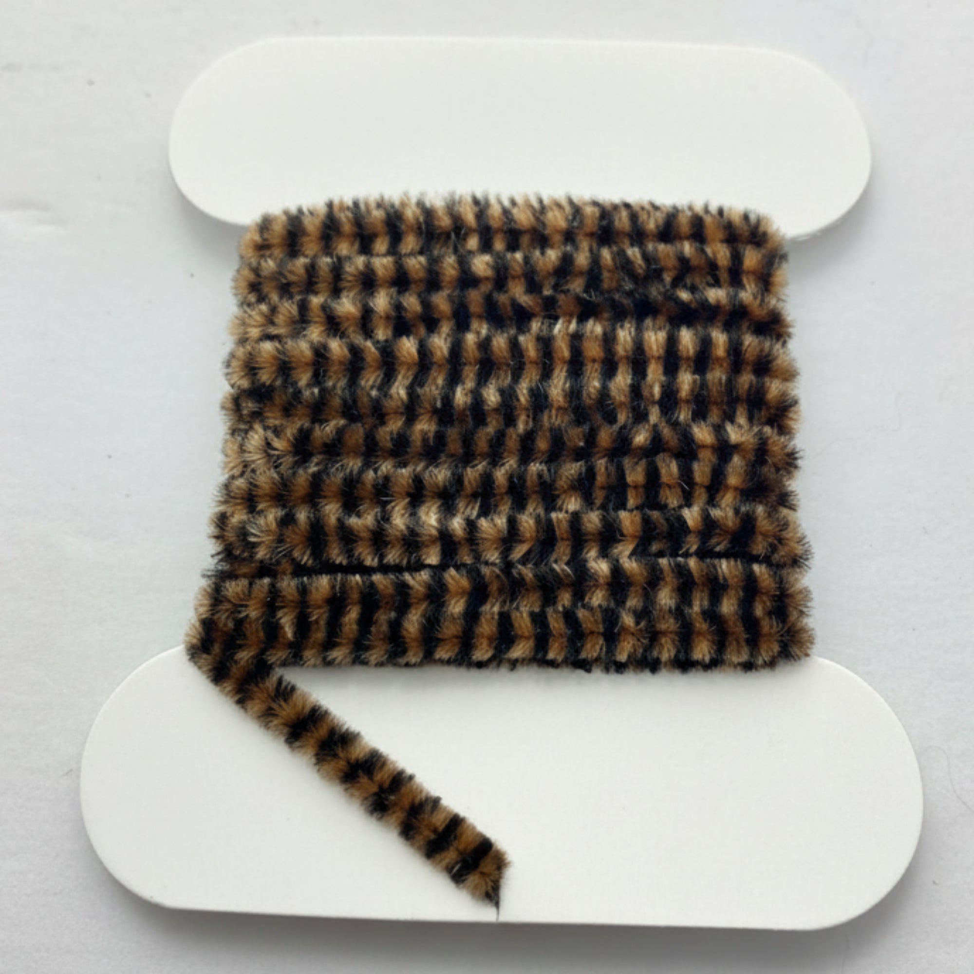 Varegated chenille - color black and coffee