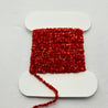 Varegated chenille - red and yellow colors
