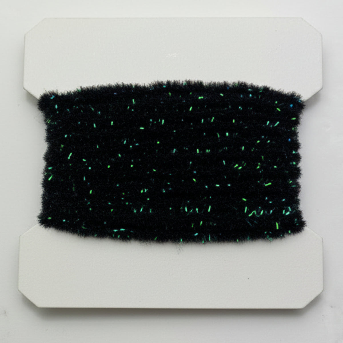 black sparkle chenille