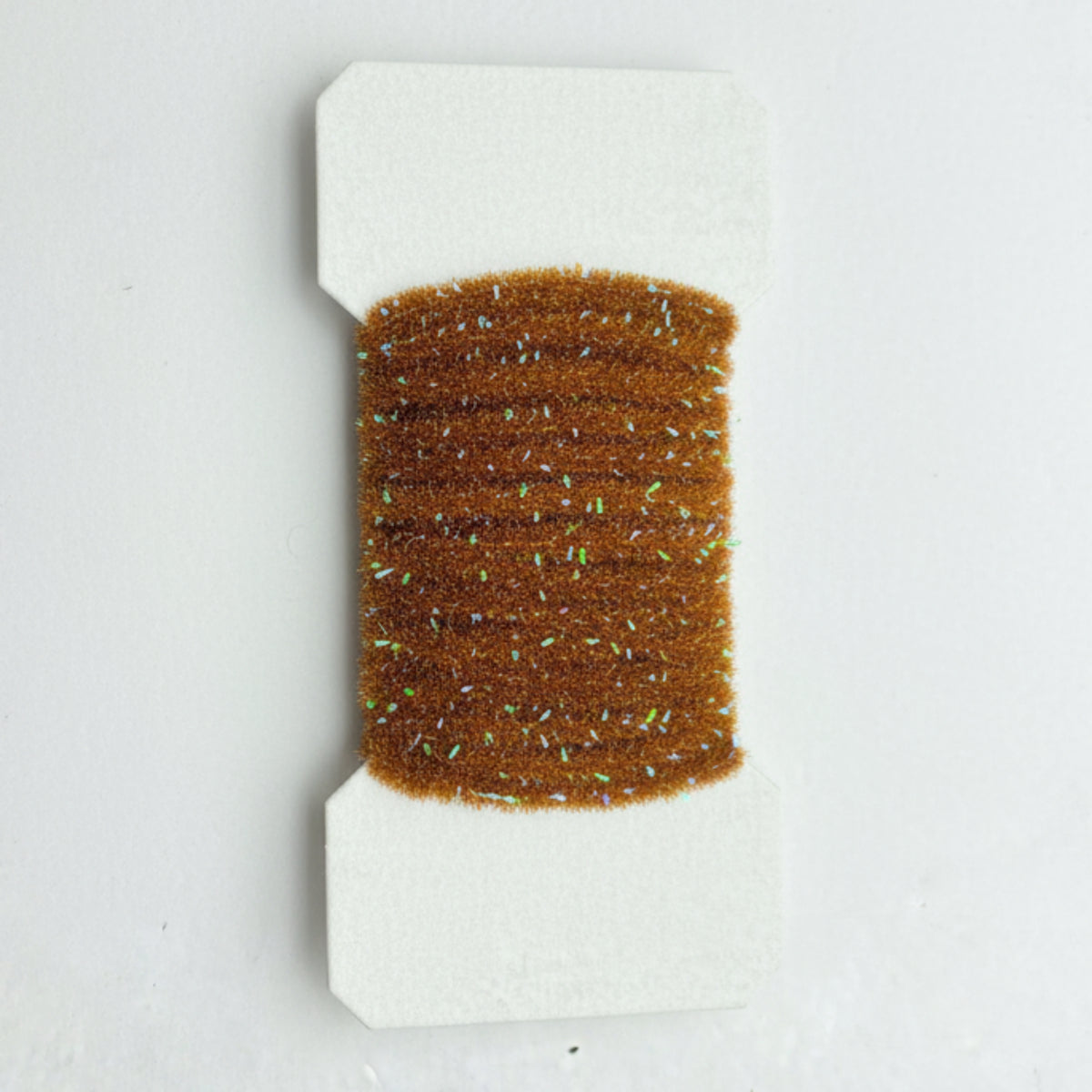Brown sparkle chenille