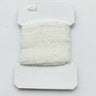 White sparkle chenille