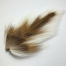 white bucktail on a white background